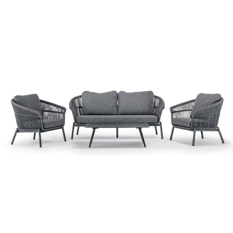 Como fabric garden sofa set