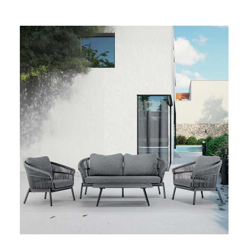 Como fabric garden sofa set