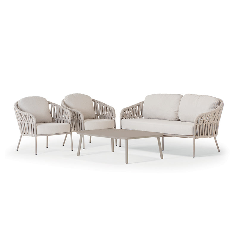 Como fabric garden sofa set