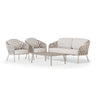 Como fabric garden sofa set