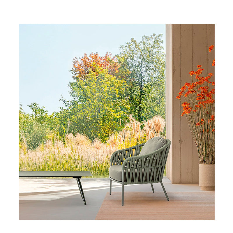 Como fabric garden sofa set
