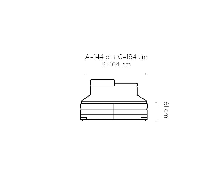 Kano boxspring ágy