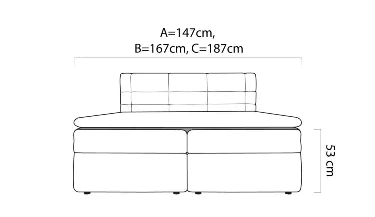Largo boxspring ágy