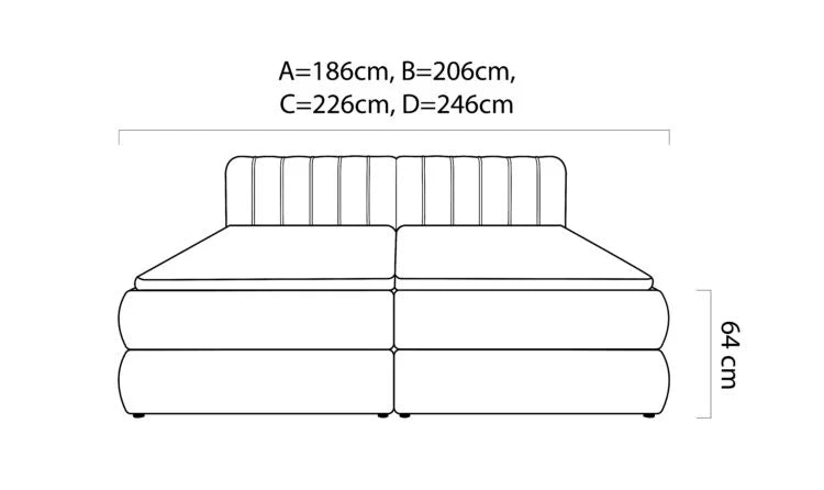 Massimo Boxspring ágy