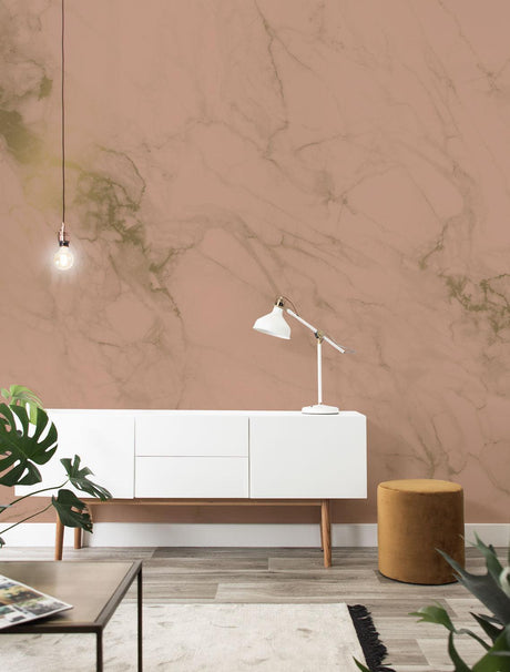 Gold metallic Marble nude 4 panelos tapéta-1