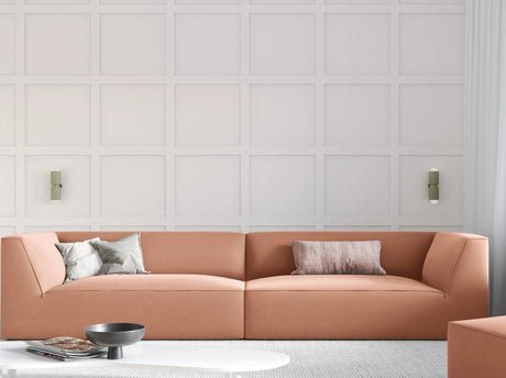 Ruby 4-seater velvet sofa