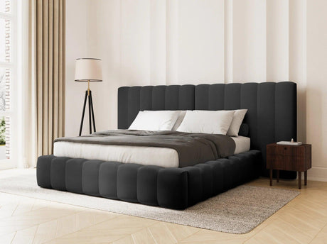 Kelp wide fabric bed frame 180x200