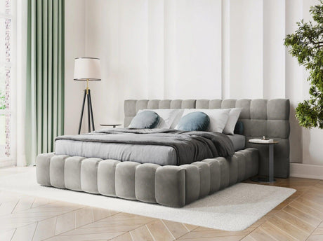 Mamaia wide velvet bed frame 140x200