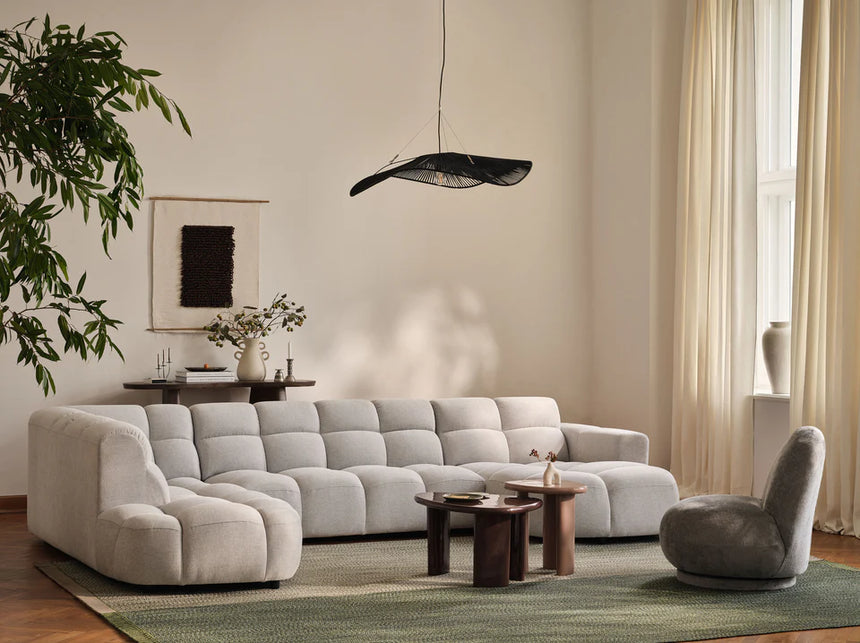 Ruby 3-seater corduroy sofa