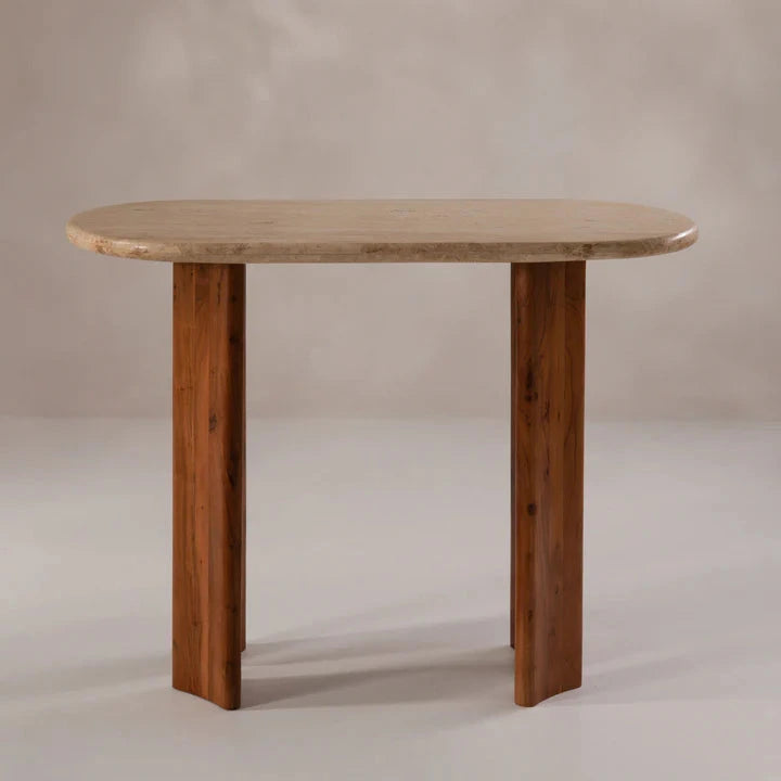 Cleo limestone coffee table