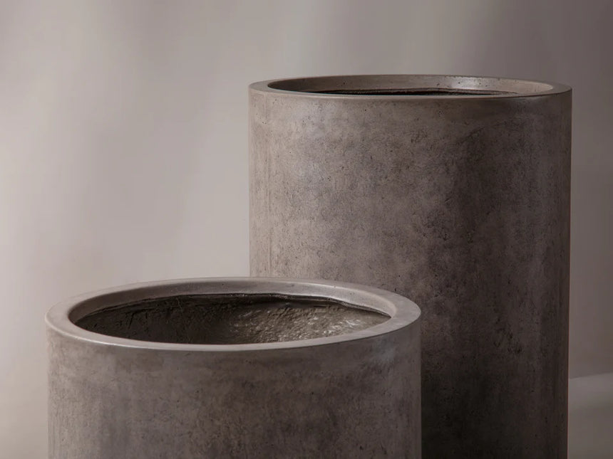 Halia beton virágtartó Ø50
