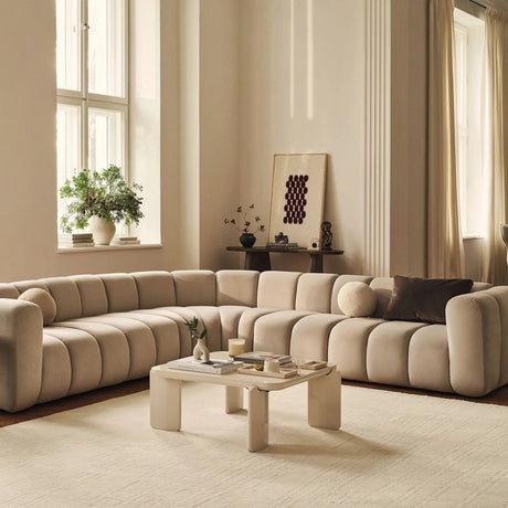 Ruby 3-seater corduroy sofa