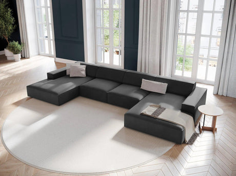 Jodie U-Shaped Velvet Sofa