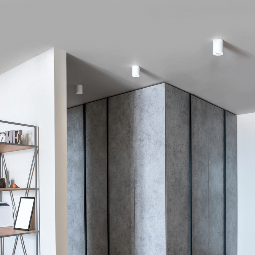 Di Moda metal ceiling lamp with white socket