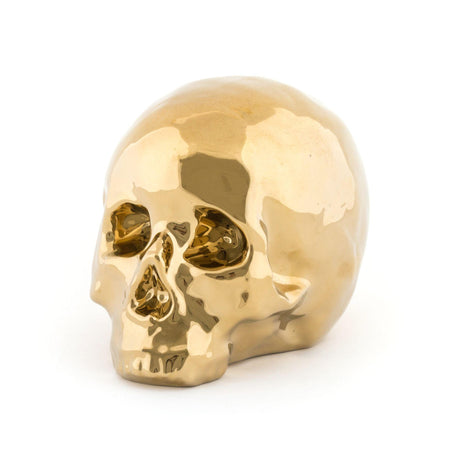 Gold Skull kerámia dekoráció-1