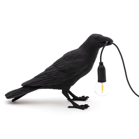 Bird Black Waiting műgyanta asztali lámpa-0