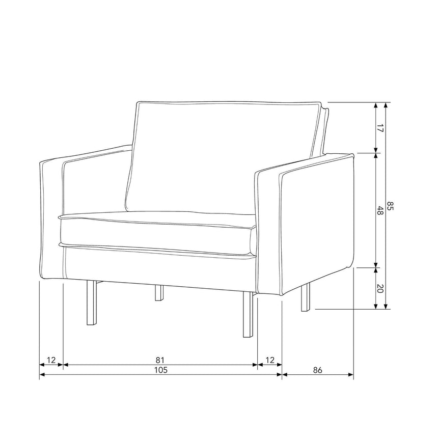 Rodeo buklé fotel-4