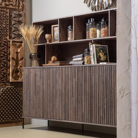 New Gravure 6 ajtós kőrisfa kabinet-4