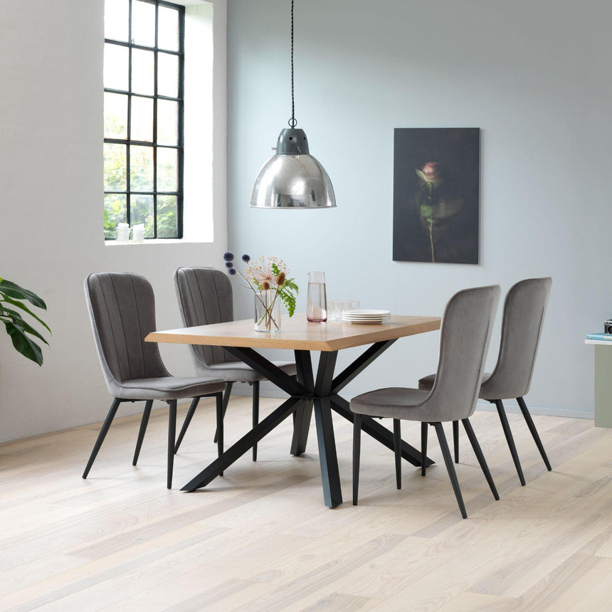 Arno fa étkezőasztal 160x90-3