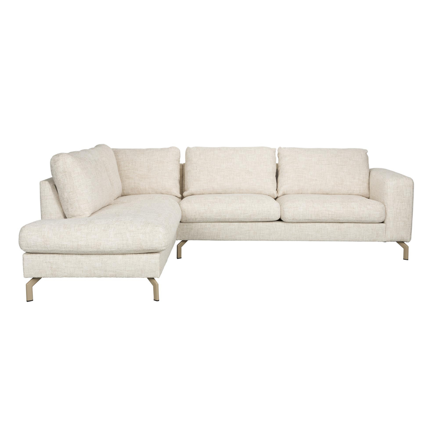 Glen sarokkanapé – Bézs kárpitozás, bal oldali kivitel