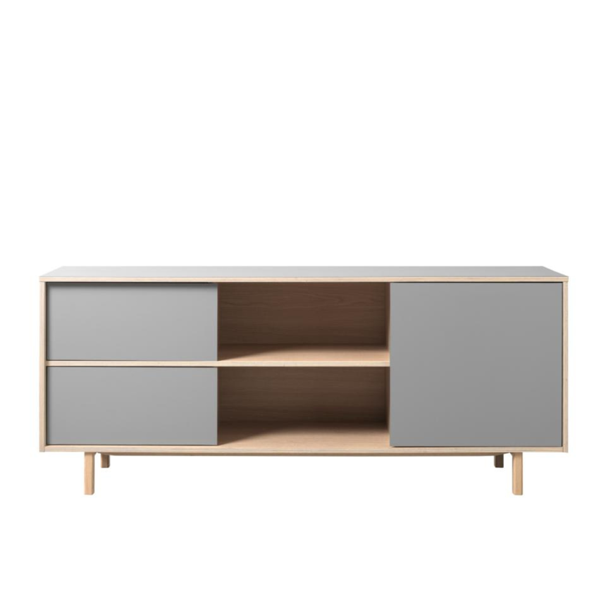 Bilbao komód – Tölgy és HPL kombinációval