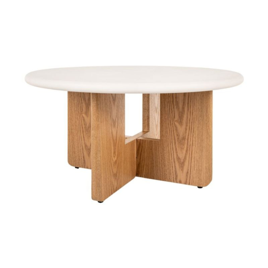 Alma dohányzóasztal – Ecru / Tölgy