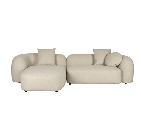 Perry balos szövet sarokkanapé