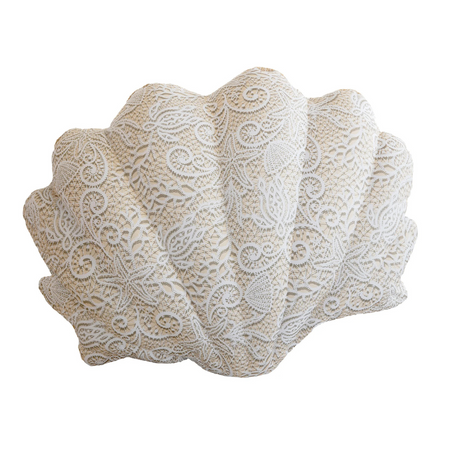 Kagyló alakú szövet kerti párna