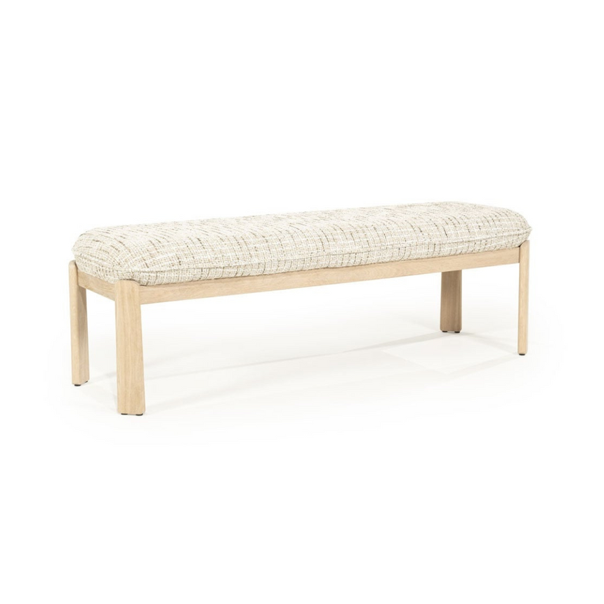 Luka fabric dining bench