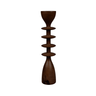 Pernilla wooden candle holder large