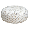 Funky fabric garden pouf Ø120