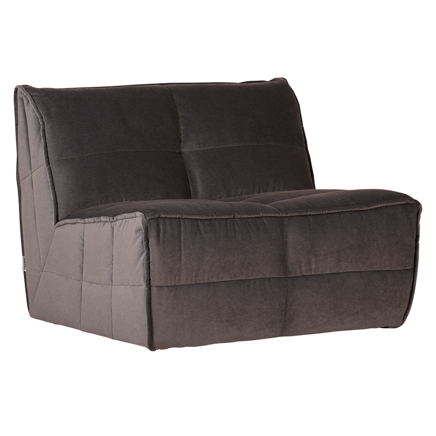 Cluster 1 személyes fotel elem – Prémium bársony kényelem