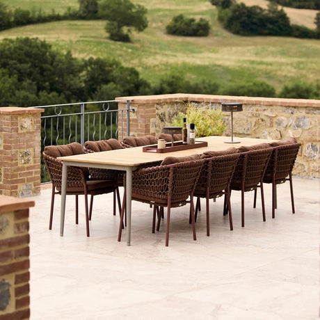 Core fa kerti asztal 274x90