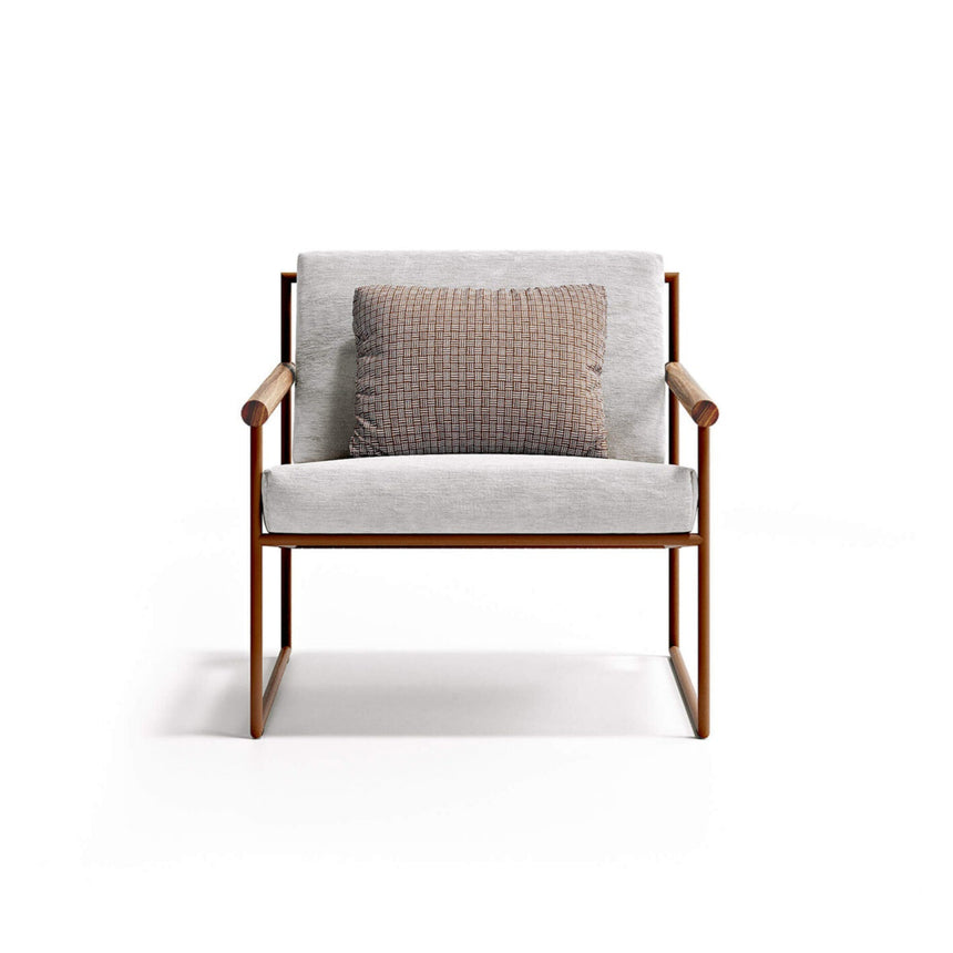 Pipe garden armchair