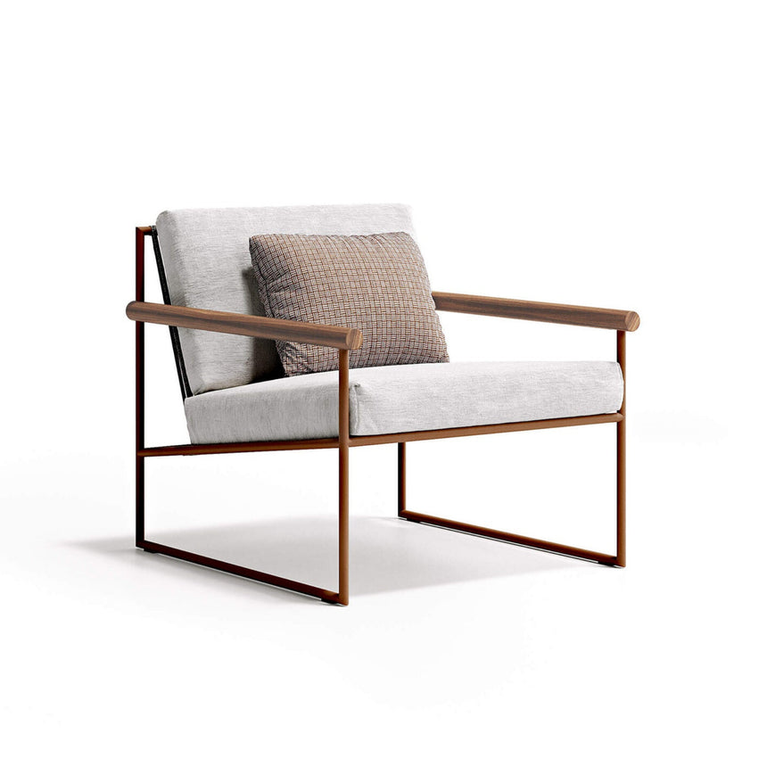 Pipe garden armchair