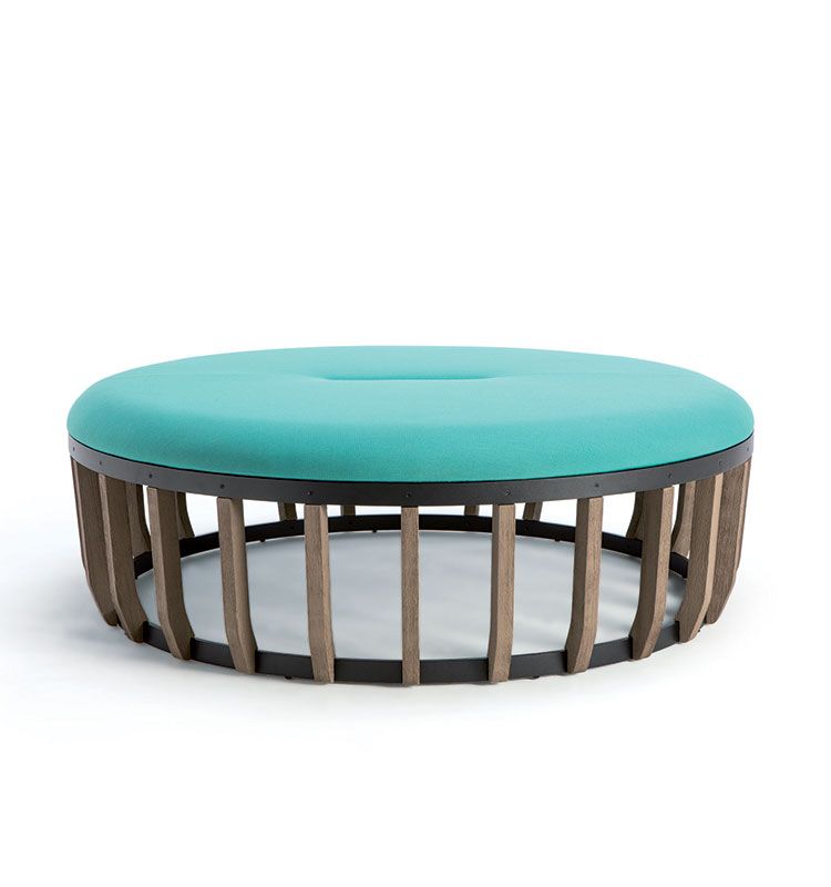 Swing garden pouf