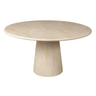 Fictus limestone dining table Ø140