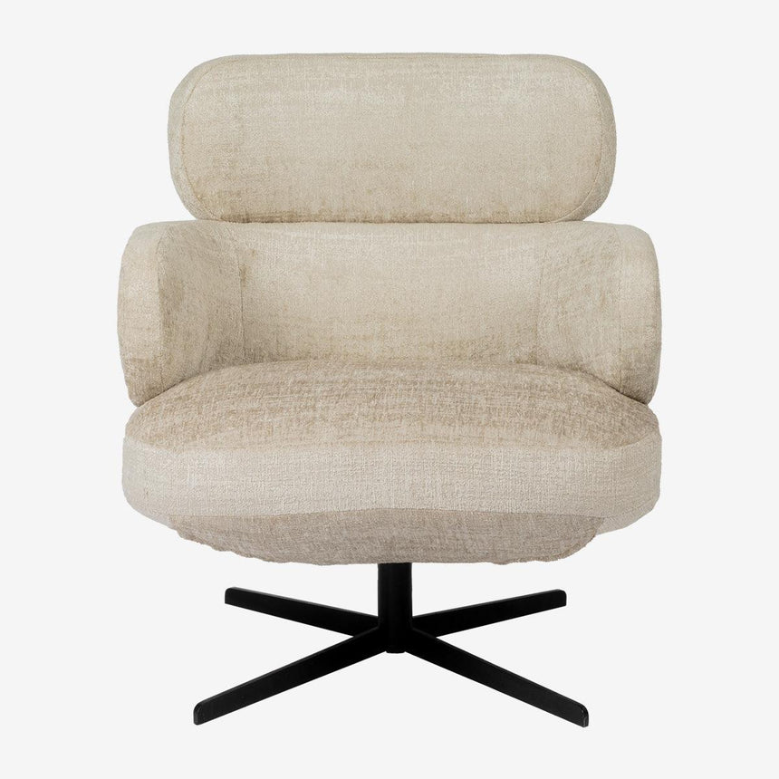Rana swivel armchair
