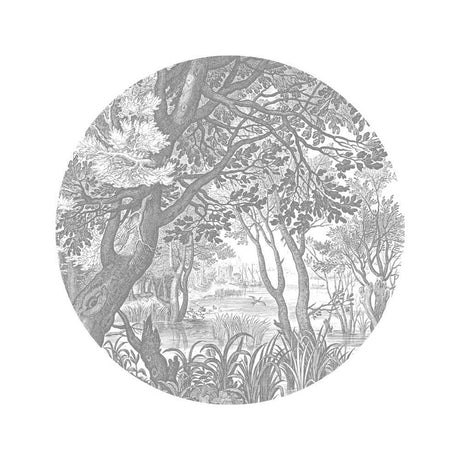 Engraved Landscapes 2, kerek tapéta S-0