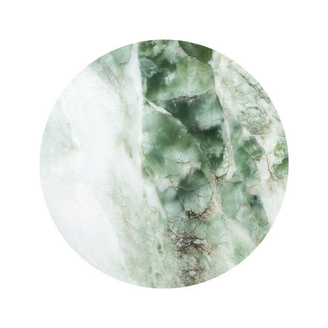 Marble zöld kerek tapéta S-0