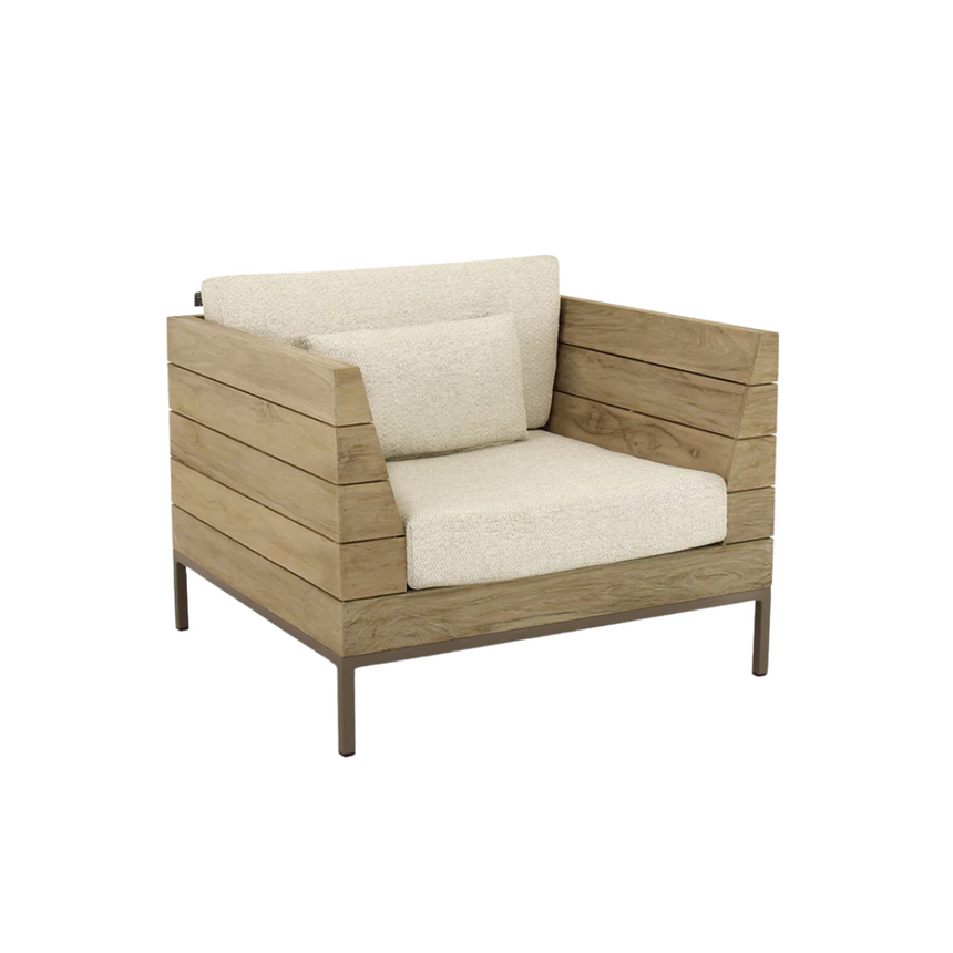 Long Island wooden garden armchair