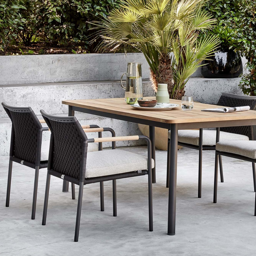 Elle fabric garden chair