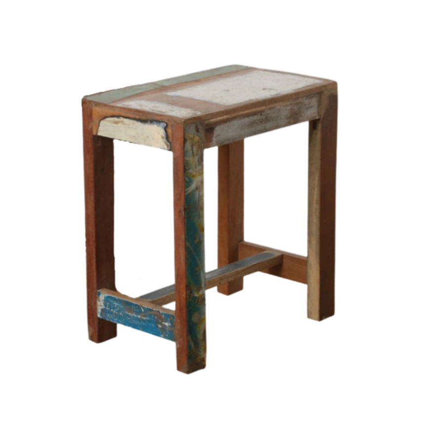 Scrapwood wooden seat