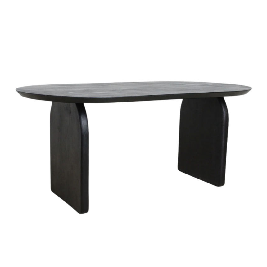 Bullnose fa étkezőasztal 180x90