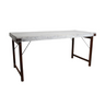 Dining wooden folding table 165x75