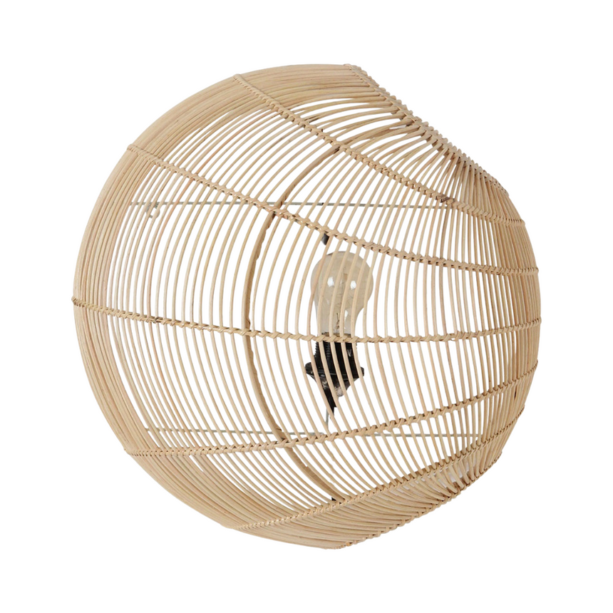 Luna rattan wall lamp