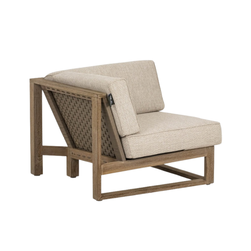 Antigua fa kerti kanapé sarokelem