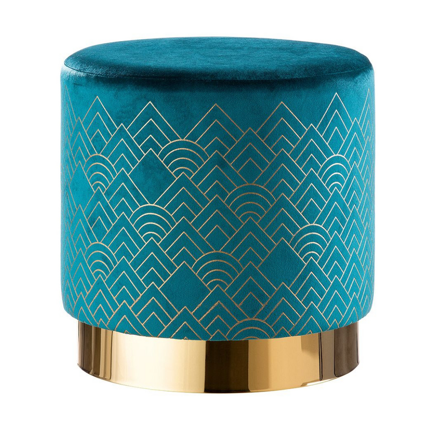 Glamour Chic velvet footstool