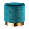 Glamour Chic velvet footstool