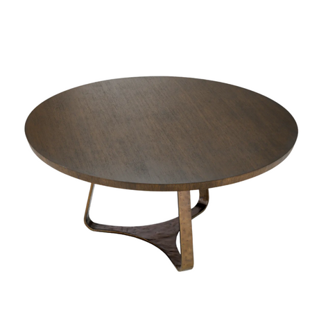 Cambronne metal dining table Ø152